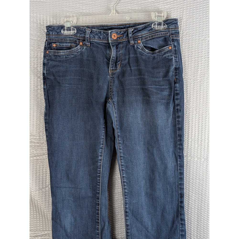 Simply Vera Vera Wang Jeans Womens 8P Dark Wash Bootcut Mid Rise Petite Denim